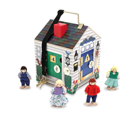 Melissa & Doug - Casa in legno con chiavi e campanello