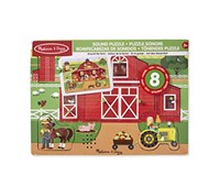 Melissa & Doug - Puzzle sonoro in legno sulla Fattoria